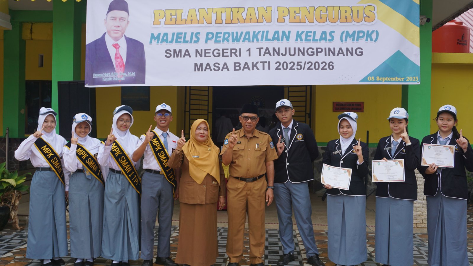 Pelantikan Pengurus MPK SMAN 1 Tanjungpinang Masa Bakti 2025/2026