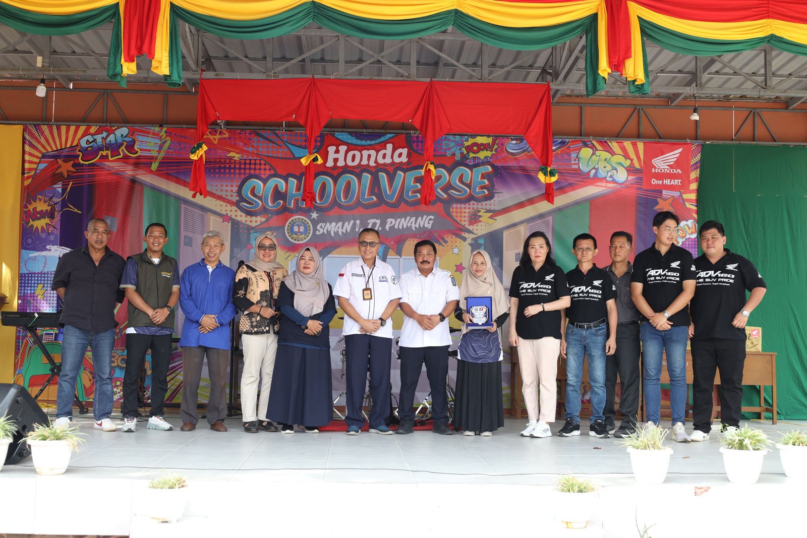 SMAN 1 Tanjungpinang Gandeng Honda Meriahkan Classmeeting “School Verse”
